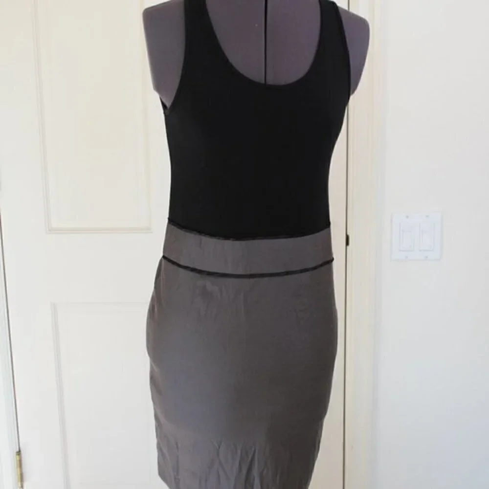 THEME dress simple black dress Small